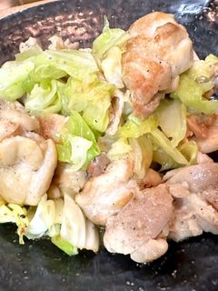 簡単鶏肉のキャベツのマヨ炒め-レシピのメイン写真