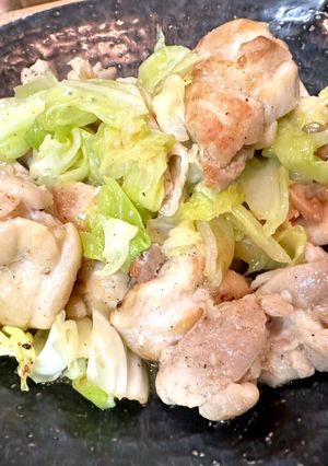 簡単鶏肉のキャベツのマヨ炒め-レシピのメイン写真