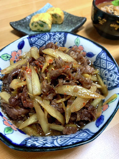 ごぼうと生姜たっぷり 牛しぐれ-レシピのメイン写真
