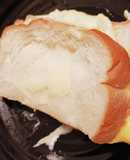 レンジで幸せハムたまごチーズサンド