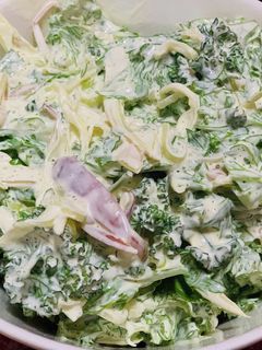 わさび菜とみょうがの和風サラダ-レシピのメイン写真