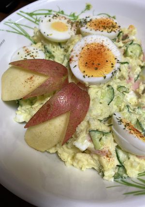 玉ねぎゆで卵が決め手わが家のポテトサラダ-レシピのメイン写真