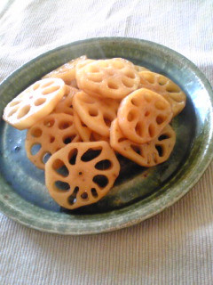 れんこんのポンバター炒め-レシピのメイン写真