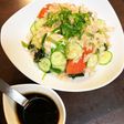 新玉ねぎ♡豆腐サラダ