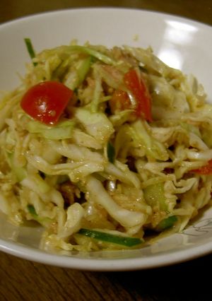 野菜たっぷり！ごまドレッシングのサラダ-レシピのメイン写真