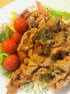 豚こまぎれ肉のあまからケチャップ炒め-レシピのメイン写真