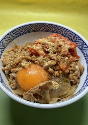 ご自宅で　牛丼の美味しいトッピング-レシピのメイン写真
