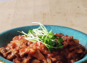 ルー不要ハッシュドビーフ☆牛肉と新玉ねぎ-レシピのメイン写真