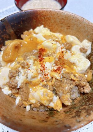 トロットロ豆腐丼★鶏ミンチ入り-レシピのメイン写真