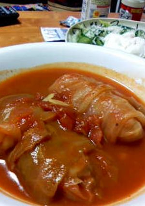 ケチャップロールキャベツ！！-レシピのメイン写真