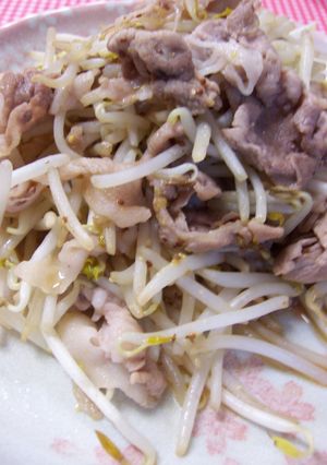 豚肉ともやし◎オイマスタード炒め-レシピのメイン写真