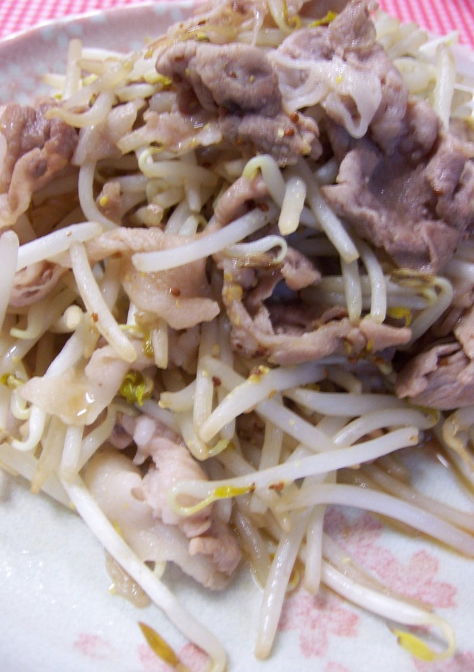 豚肉ともやし◎オイマスタード炒め-レシピのメイン写真