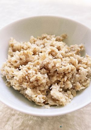 【レンジ1分】オートミールでご飯-レシピのメイン写真