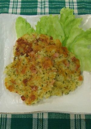 （朝食）ごはんのぺったんこ焼き-レシピのメイン写真