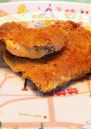 薄切り豚肉でとんかつチーズ入り-レシピのメイン写真