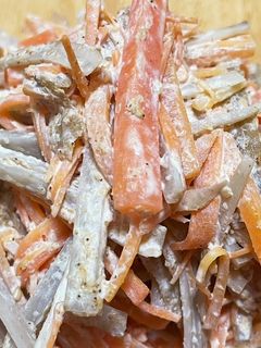 ごぼうの胡麻マヨサラダ-レシピのメイン写真