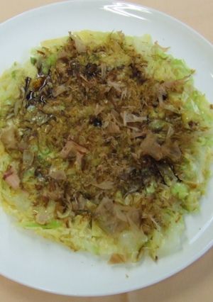（野菜）ツナとキャベツのお好み焼き-レシピのメイン写真