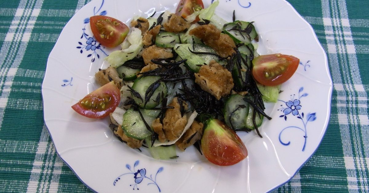 時短）唐揚げサラダ by 川崎市 【クックパッド】 簡単おいしいみんなの