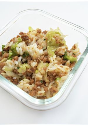 肉を使わないからレンジでOK！簡単炒飯♪-レシピのメイン写真