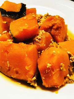 かぼちゃのそぼろ煮-レシピのメイン写真