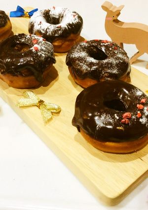 本格サクふわ♪チョコレートドーナツ-レシピのメイン写真