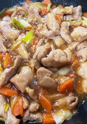 鶏ネギ人参の中華風餡掛け-レシピのメイン写真