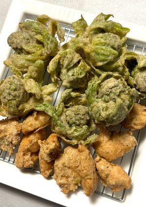 蕎麦粉で天ぷら衣の天ぷら-レシピのメイン写真