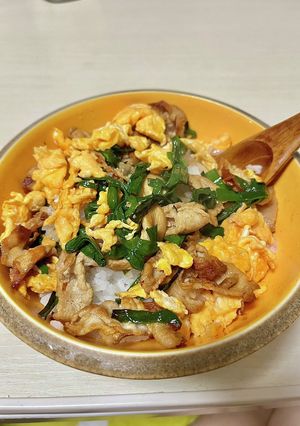 ニラ豚玉-レシピのメイン写真