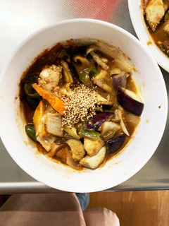 根菜茄子白菜コク旨ふりかけ風温野菜サラダ-レシピのメイン写真