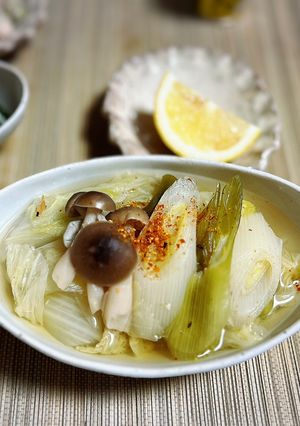 レモンで食べる簡単トロトロ白菜-レシピのメイン写真