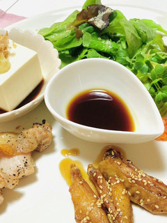 鶏肉メインの夕飯献立・簡単グリルチキン-レシピのメイン写真