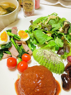 今日のご飯ハンバーグメインメニュー-レシピのメイン写真