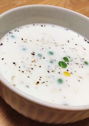 ワンカップミルクスープ-レシピのメイン写真