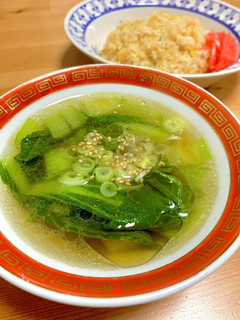 ちんげん菜スープ-レシピのメイン写真