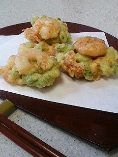 ☆えびと枝豆のかきあげ☆-レシピのメイン写真