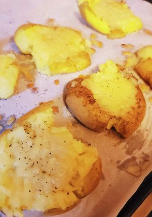 簡単美味♪チーズスマッシュドポテト-レシピのメイン写真