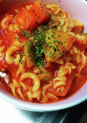 簡単!ピリ辛ミネストローネ-レシピのメイン写真