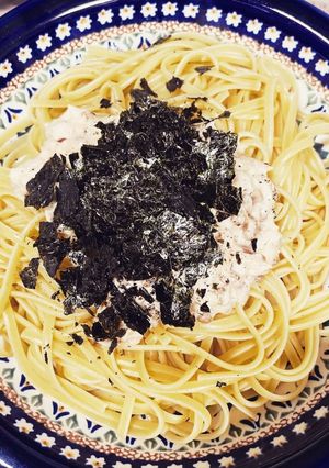納豆ツナパスタ-レシピのメイン写真