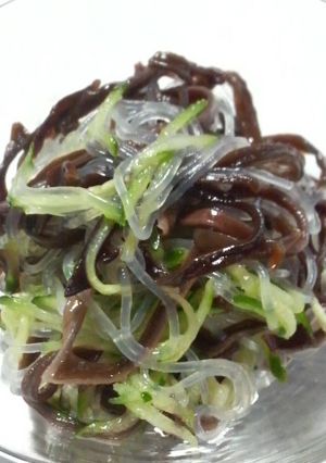 食感つるつるのサッパリ酢の物-レシピのメイン写真