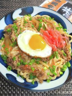 簡単めちゃウマ♪ピリ辛焼きぎゅうどん-レシピのメイン写真