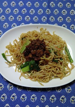 ヨウサマの減塩広島汁なし担々麺アレンジ-レシピのメイン写真