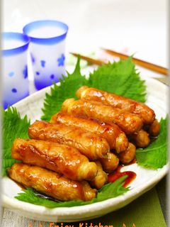 ヘルシー♪豆腐の豚肉巻き甘辛煮-レシピのメイン写真