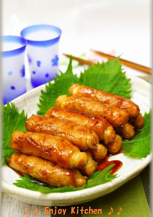 ヘルシー♪豆腐の豚肉巻き甘辛煮-レシピのメイン写真