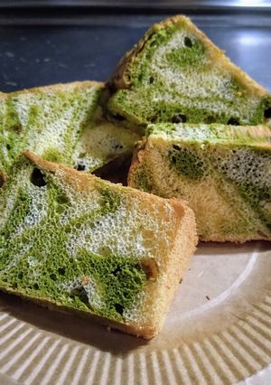 マーブルシフォンケーキ②✿卵使い切り-レシピのメイン写真