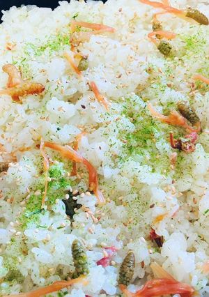 つくしとスギナの親子混ぜご飯-レシピのメイン写真