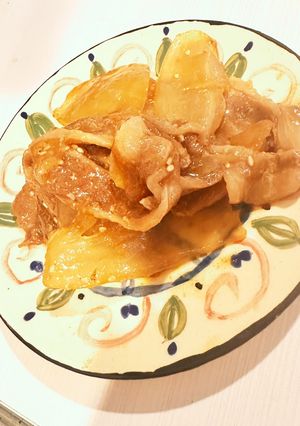 簡単・新玉ねぎの出番だよ!生姜焼き-レシピのメイン写真