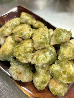 鶏ささみの磯辺揚げ。米粉でカリふわ。-レシピのメイン写真