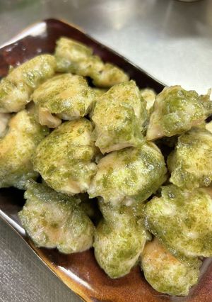 鶏ささみの磯辺揚げ。米粉でカリふわ。-レシピのメイン写真
