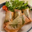 簡単☆大葉とチーズ入り春巻き