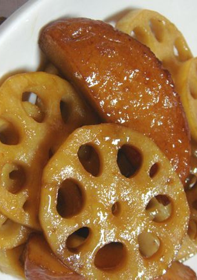 簡単♪蓮根とさつま揚げの炒め煮-レシピのメイン写真